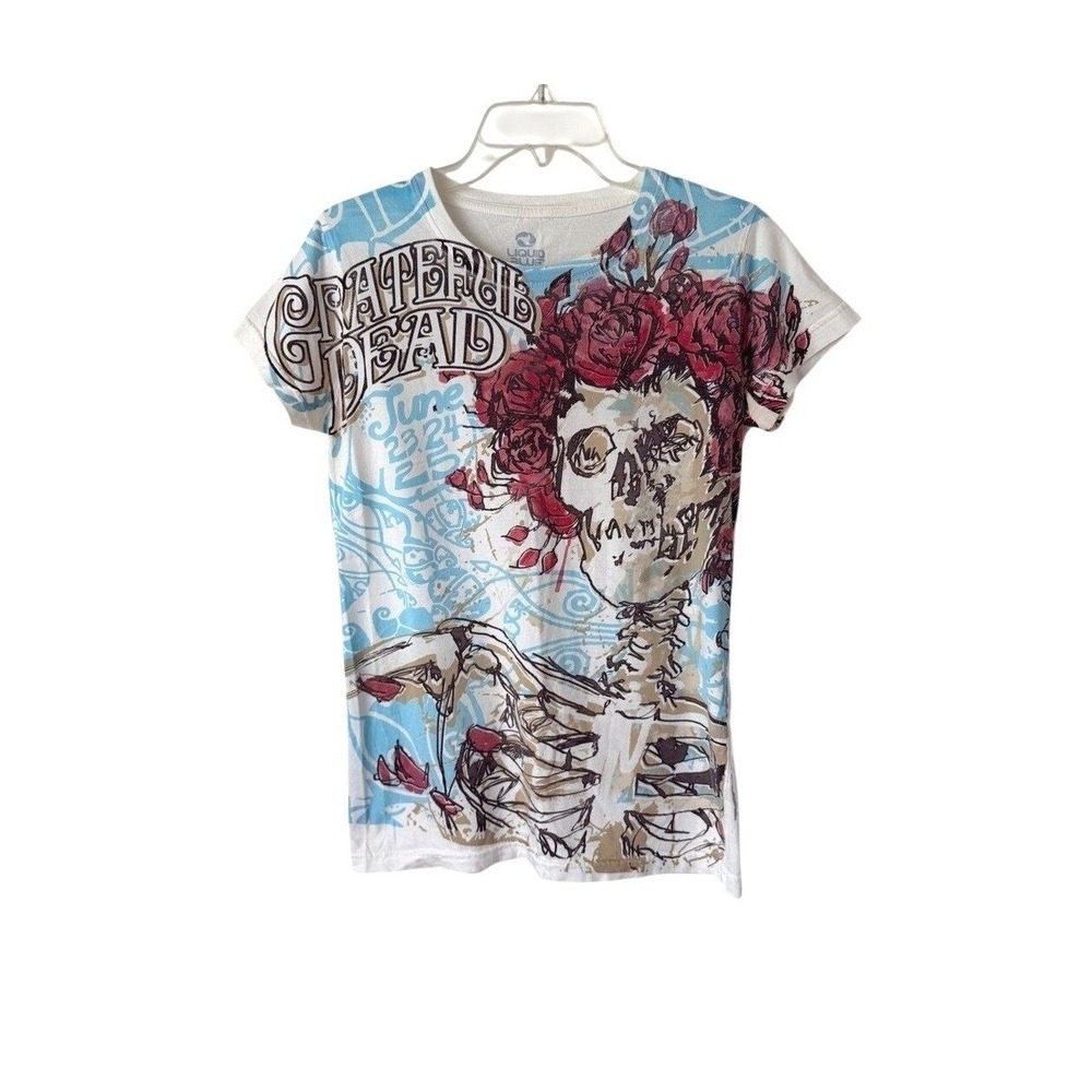 Liquid‎ Blue Grateful Dead Classic Bertha T-Shirt Long Length Licensed Graphic